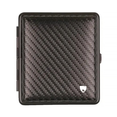 Tabachera din piele naturala Von Hofe - Carbon (18) (605702)