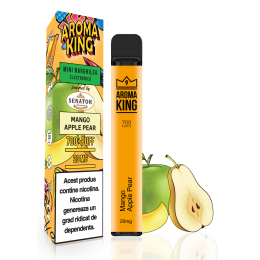 Mini narghilea electronica de unica folosinta Aroma KING - Mango Apple Pear (700 pufuri) 20 mg