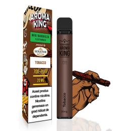 Mini narghilea electronica de unica folosinta AK by Senator - Tobacco (700 pufuri) 20 mg