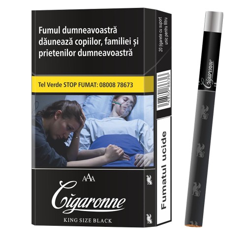 Tigarete - Cigaronne King Size BLACK