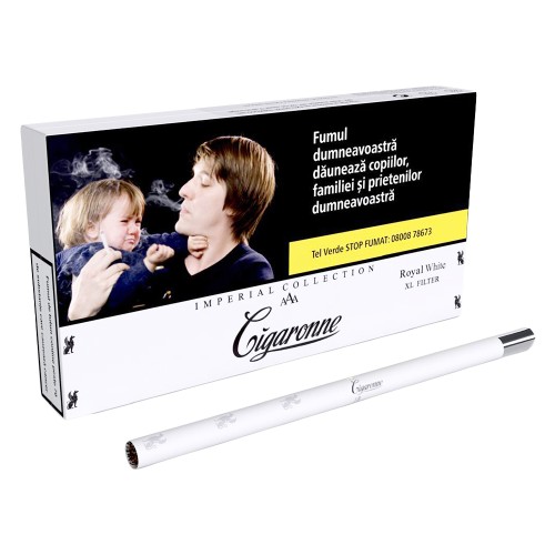 Tigarete - Cigaronne Royal XL Filter White (20)