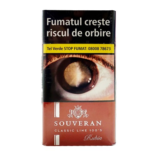 Tigarete - Souveran RUBIN 100s