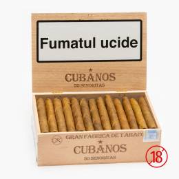 Tigari de foi Cubanos - Senoritas Naturel (50)