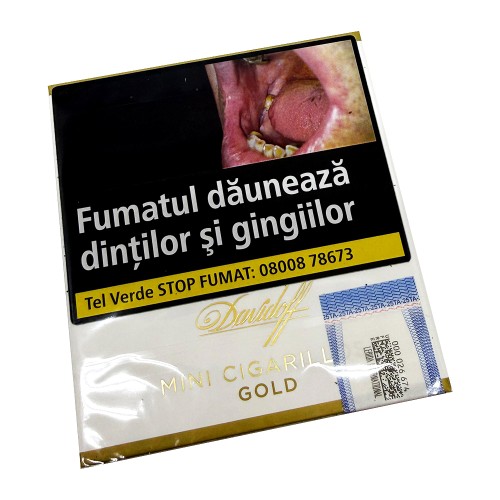 Tigari de foi Davidoff - Mini Cigarillos GOLD (10)