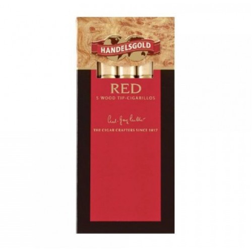 Tigari de foi Handelsgold - Wood Tip RED (5)