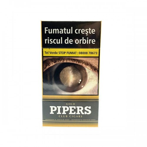 Tigari de foi fara filtru - Pipers Club GOLD (10)