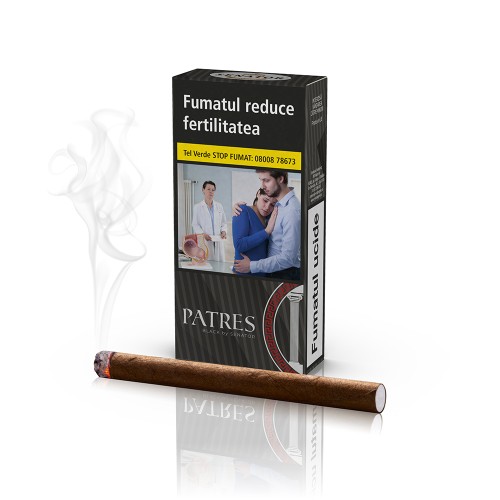 Mini cigarillos cu filtru - Patres BLACK by Senator (10)