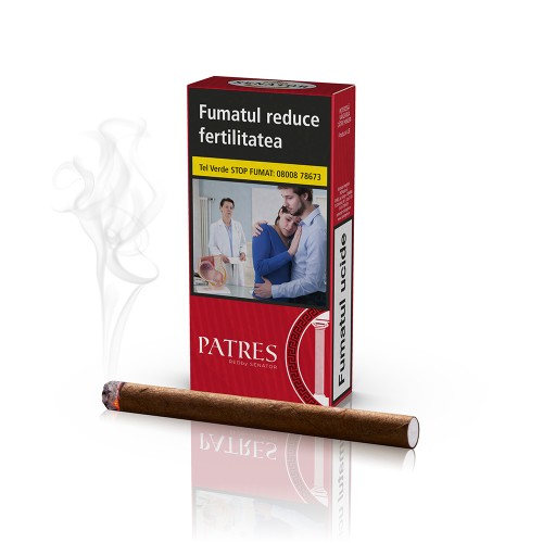 Mini cigarillos cu filtru - Patres RED by Senator (10)