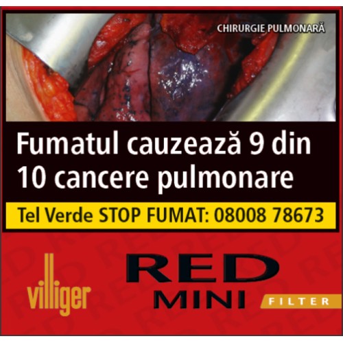 Tigari de foi cu filtru Villiger - Red Mini (10)