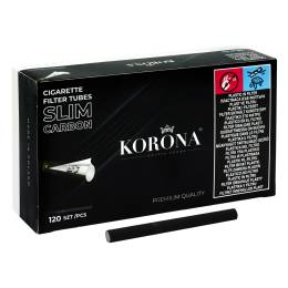 Tuburi tigari Korona SLIM - Black Carbon (120)