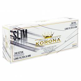Tuburi tigari Korona SLIM - White 24 mm Filter (240)