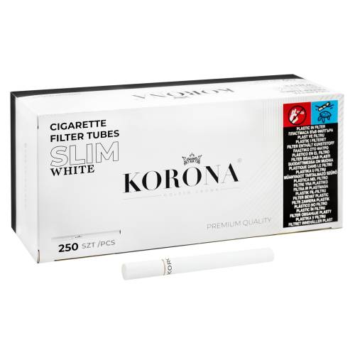 Tuburi tigari Korona SLIM - White (250)