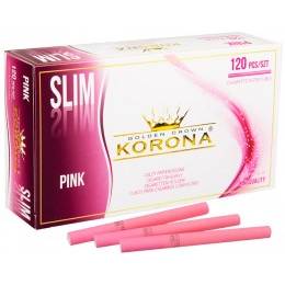 Tuburi tigari Korona SLIM - Full Pink (120)