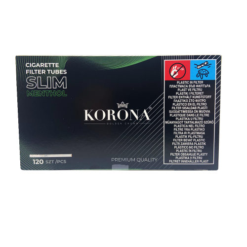 Tuburi tigari Korona SLIM - Menthol (120)