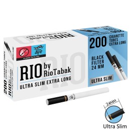 Tuburi tigari Rio Tabak - Ultra Slim Black 24 mm Filter (200)