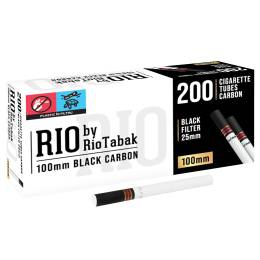 Tuburi tigari Rio Tabak - Carbon Black and White X-Long 100s (200)