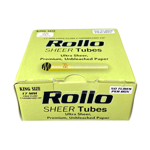 Tuburi tigari Rollo Sheer Ultra - Cardboard TIP Unbleached (50)