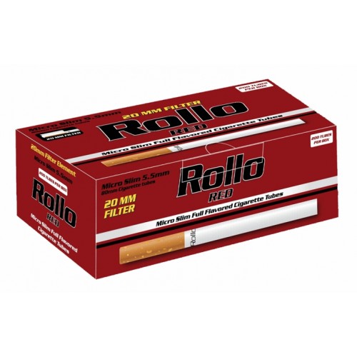 Tuburi tigari Rollo Red - Micro SLIM (200)