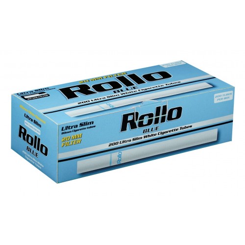 Tuburi tigari Rollo Blue - Ultra SLIM (200)