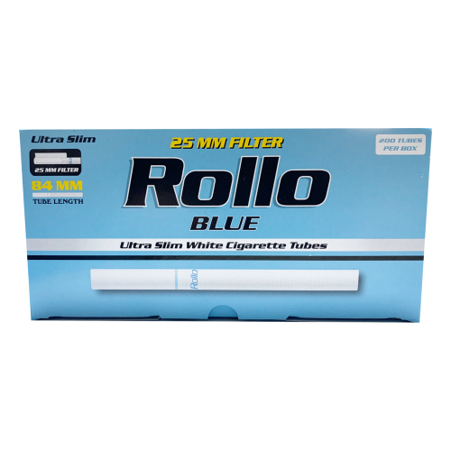 Tuburi tigari Rollo Blue - Ultra SLIM Plus 24 mm Filter (200)
