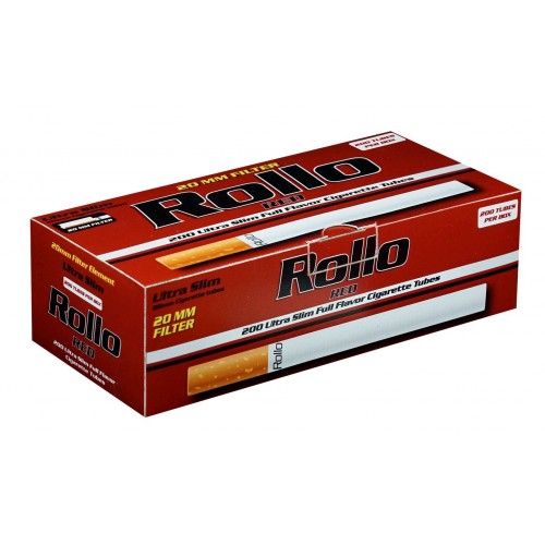 Tuburi tigari Rollo Red - Ultra SLIM (200)
