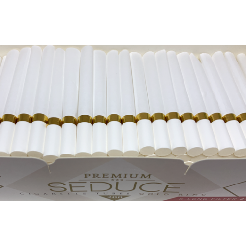 Tuburi tigari Seduce - 24 mm Filter WHITE Gold Ring (200)