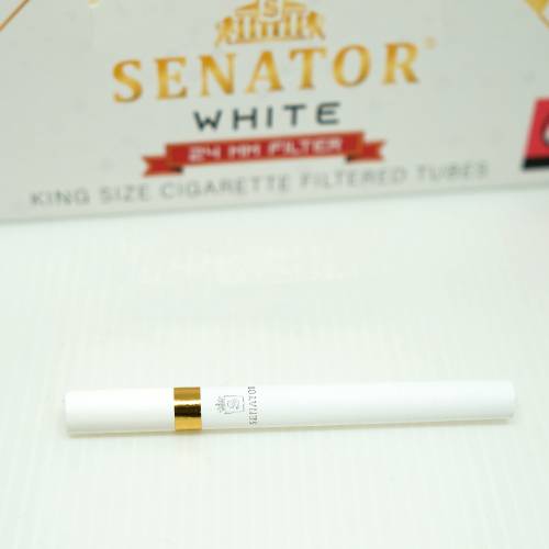 Tuburi tigari SENATOR - XTra Filter 24 mm WHITE (200)