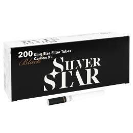Tuburi tigari Silver Star - Carbon Black Filter 25 mm (200)