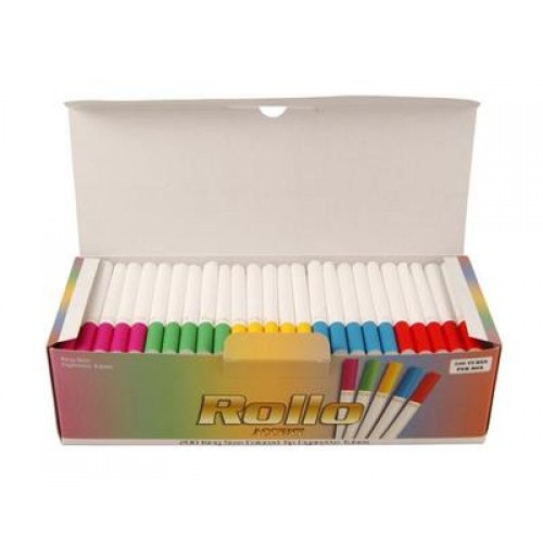  ROLLO ACCENT - Cigarette tubes with multi colored