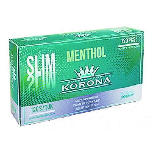 SET Korona Slim Menthol 240 (2 x 120 tuburi slim menthol) + aparat