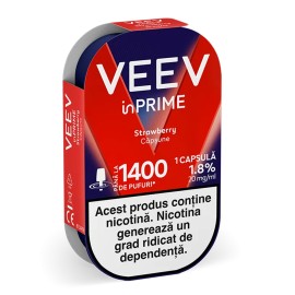 1 x Pod Pack VEEV inPRIME - Strawberry