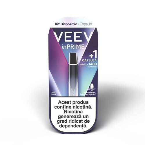 Starter Kit VEEV inPRIME Slick Black - Strawberry