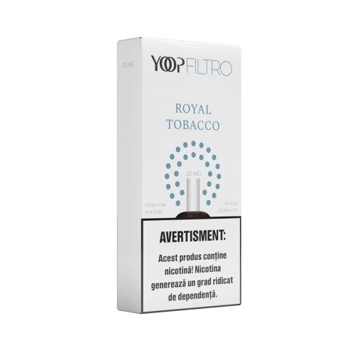 Rezerva YOOP FILTRO - ROYAL TOBACCO 20 MG/ML