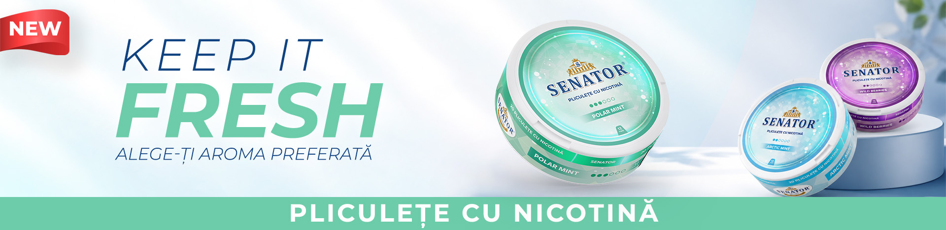 Pliculete cu nicotina Senator