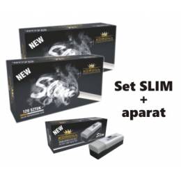 SET Korona Slim 240 (2 x 120 tuburi slim) + aparat slim