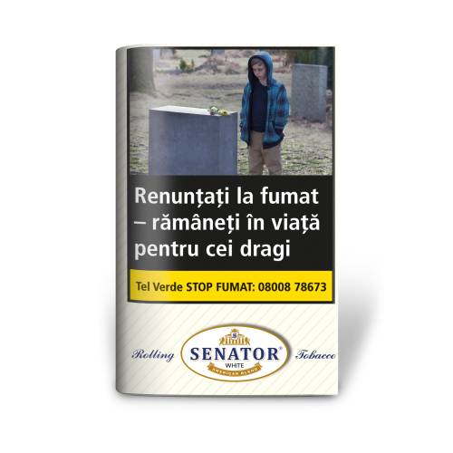 Tutun pentru rulat SENATOR - WHITE American Blend (30g)