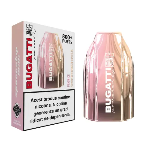 Aroma KING Bugatti Spaceship Mini - Peach Ice (800 pufuri) 20 mg