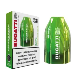 Aroma KING Bugatti Spaceship Mini - Sour Apple (800 pufuri) 20 mg