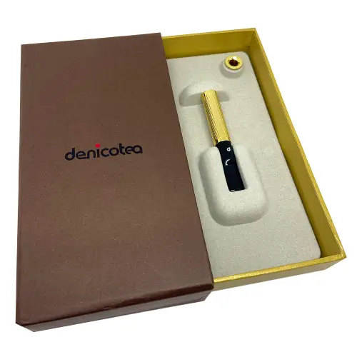 Porttigaret Denicotea - SLIMLINE Gold (68 mm)