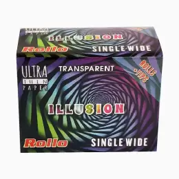 Foite rulat Rollo - Single Width Rola BLUE + Filter Tips (4 m)