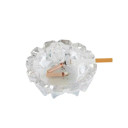 Scrumiera sticla Champ - Rainbow Round Glass