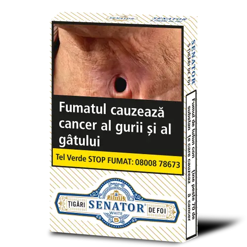 Tigari de foi - Senator WHITE 47,5g (5)