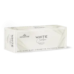 Tuburi tigari SENATOR - Carbon Premium 24 mm WHITE (200)