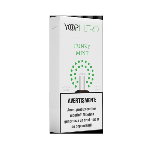 Pachet Promotional YOOP FILTRO - DISPOZITIV cu rezerva FUNKY MINT 20 MG/ML