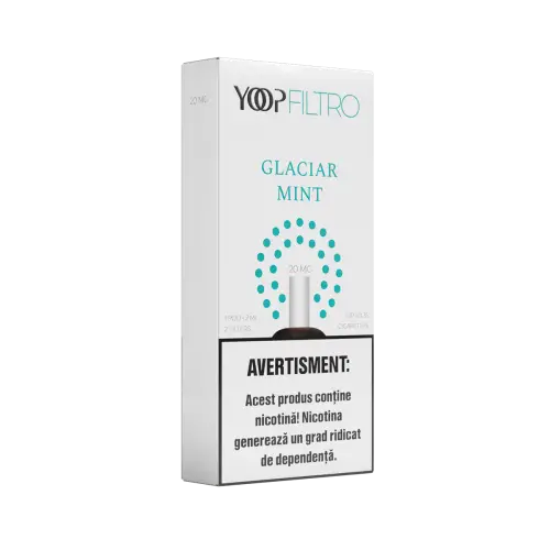 Pachet Promotional YOOP FILTRO - DISPOZITIV cu rezerva GLACIAR MINT 20 MG/ML
