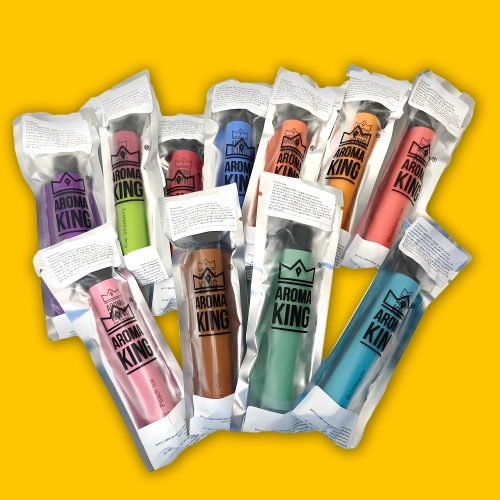 PROMO - 1+1 GRATIS - Mini narghilea electronica de unica folosinta Aroma KING - (700 pufuri) 20 mg